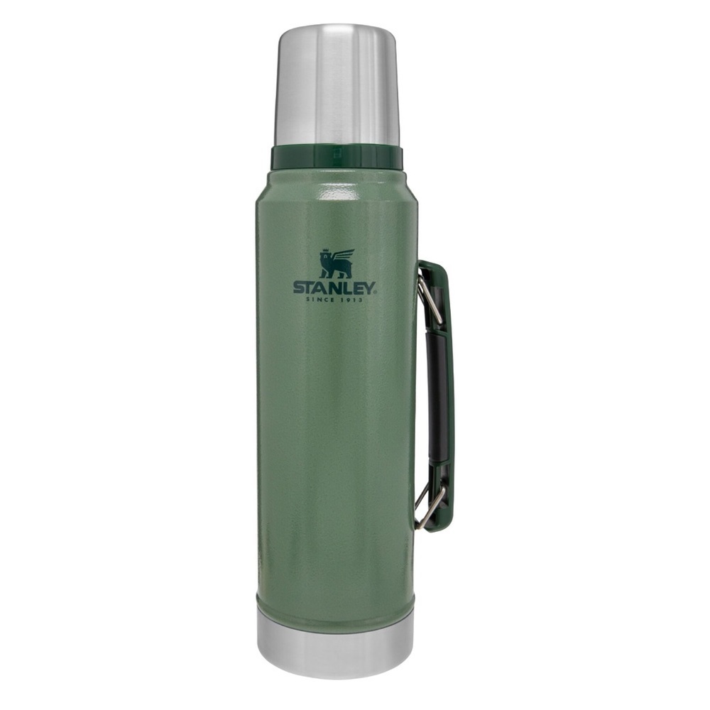 Stanley Classic Stainless Steel Vacuum Insulated Thermos Bottle, 1.1 qt - Picture 1 of 8